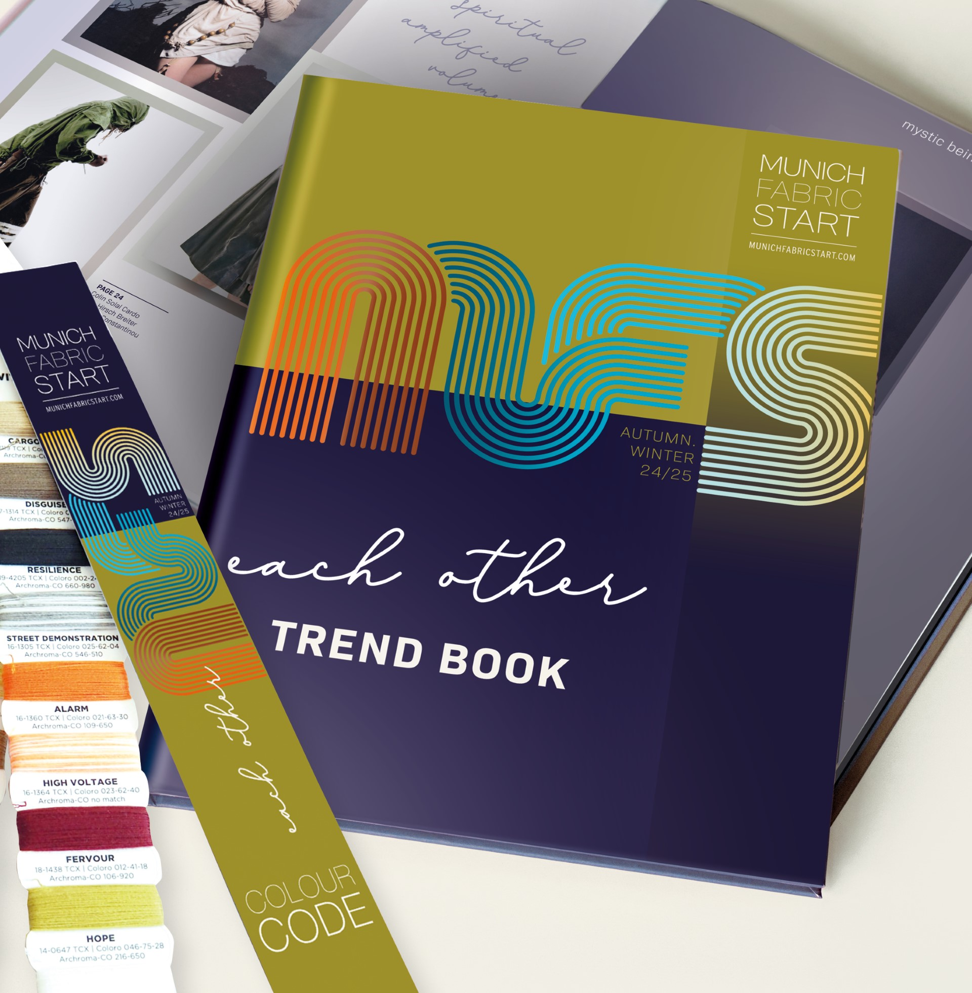 NOW AVAILABLE: AUTUMN.WINTER 24/25 TREND BOOK & COLOUR CODE